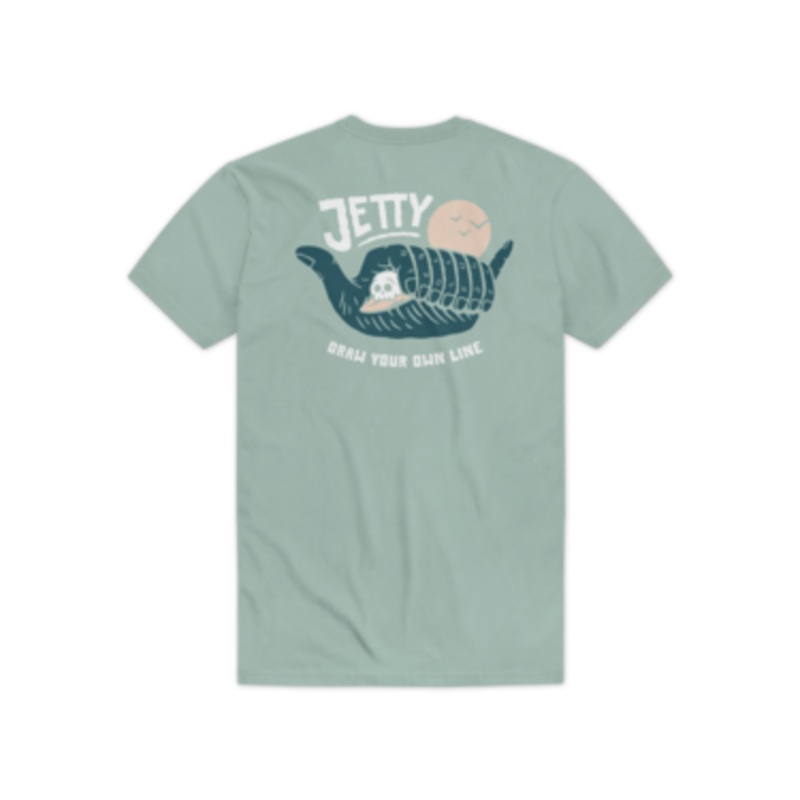 Jetty Mens Shaka Tee Small Mint