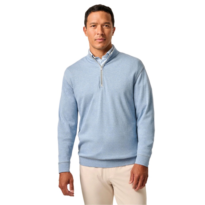 Johnnie-O Men’s Hanks 1/4 Zip Pullover Lapis Small