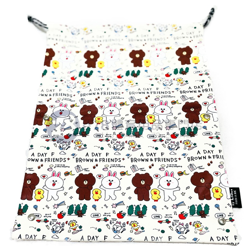 Lis..Handmade Water Resistant shoes bag (line friends 118) line friends 118