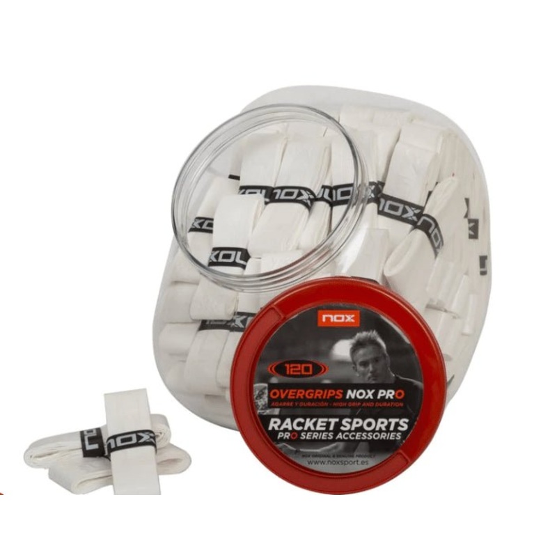 Nox Pro White Overgrips Box X120