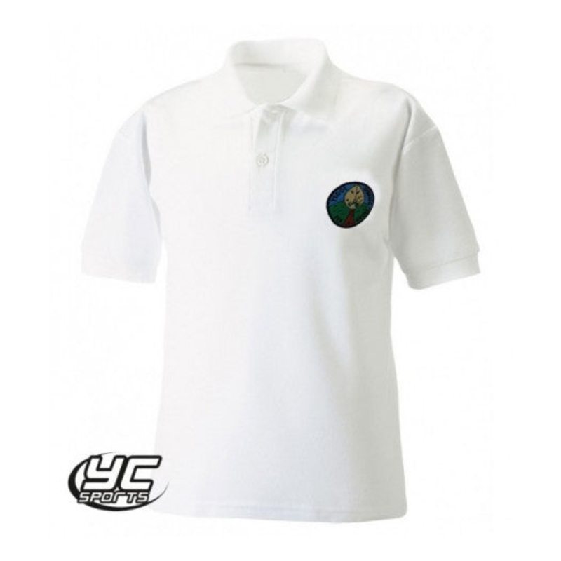 Pen-Y-Groes Primary School Polo 2/3 WHITE