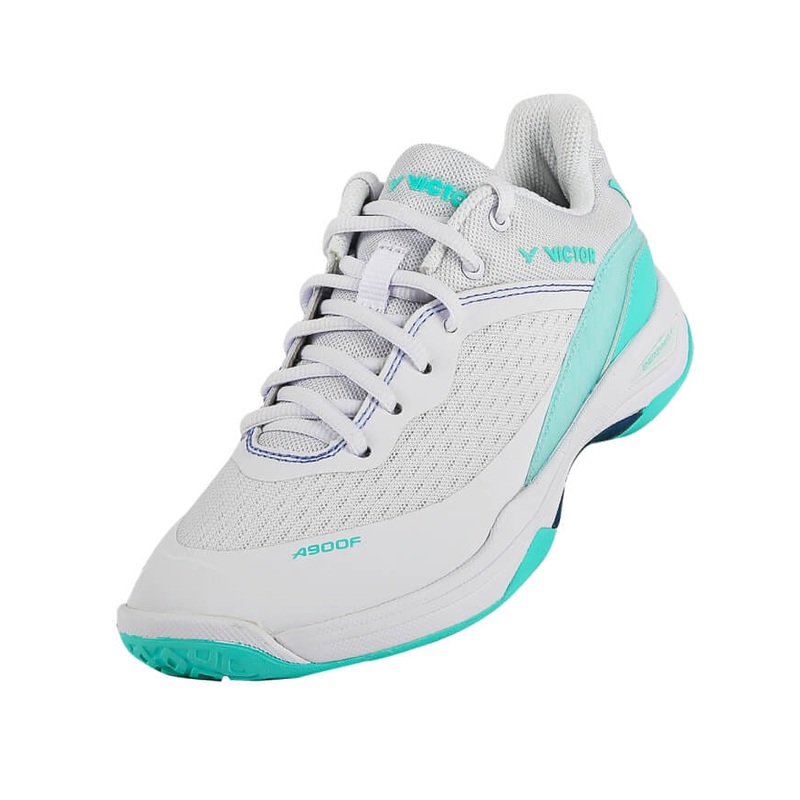 Victor A900F Women’s Indoor Court Shoe (White/Cockatoo Green)