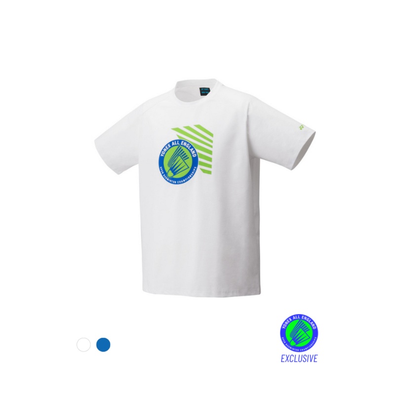 Yonex All England Souvenir Shirt Junior YOB25004EX White White J90/JXXXS