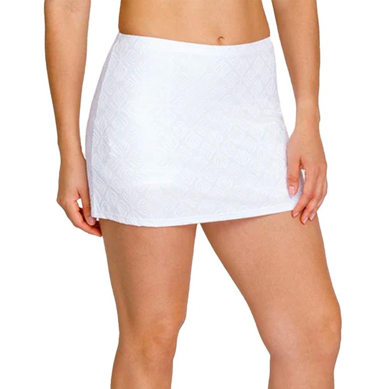 Women’s Indra 13.5 Inch Tennis Skort Crystal Jacquard
