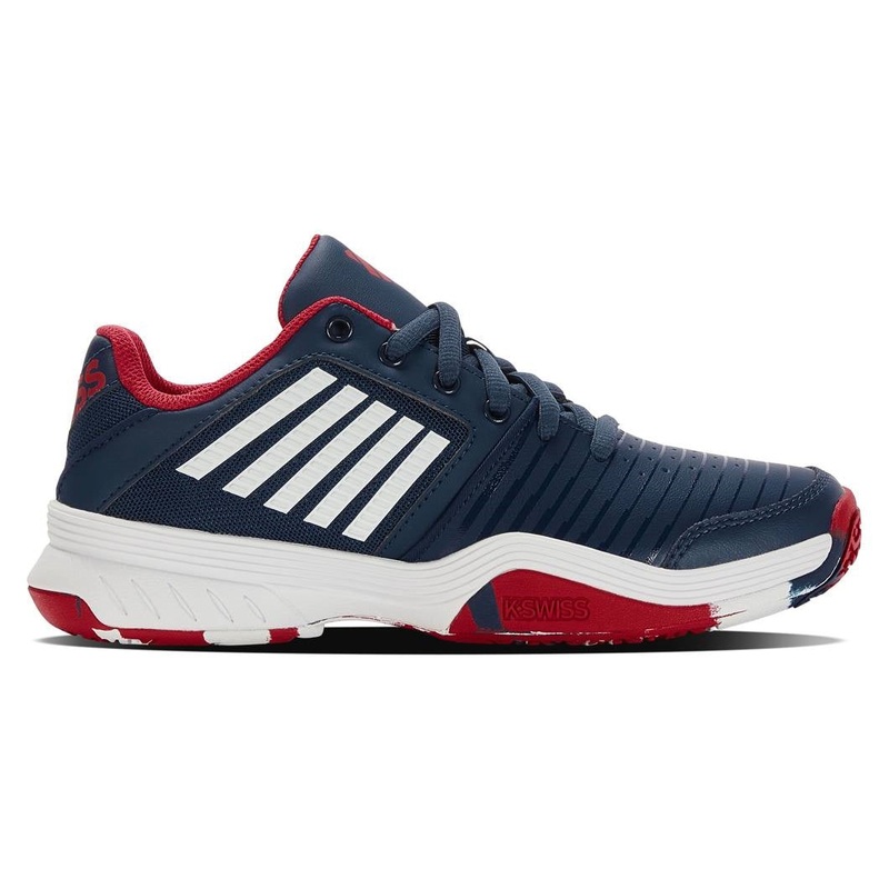 K-Swiss Court Express OMNI Junior Tennis Shoe (Blue/White)
