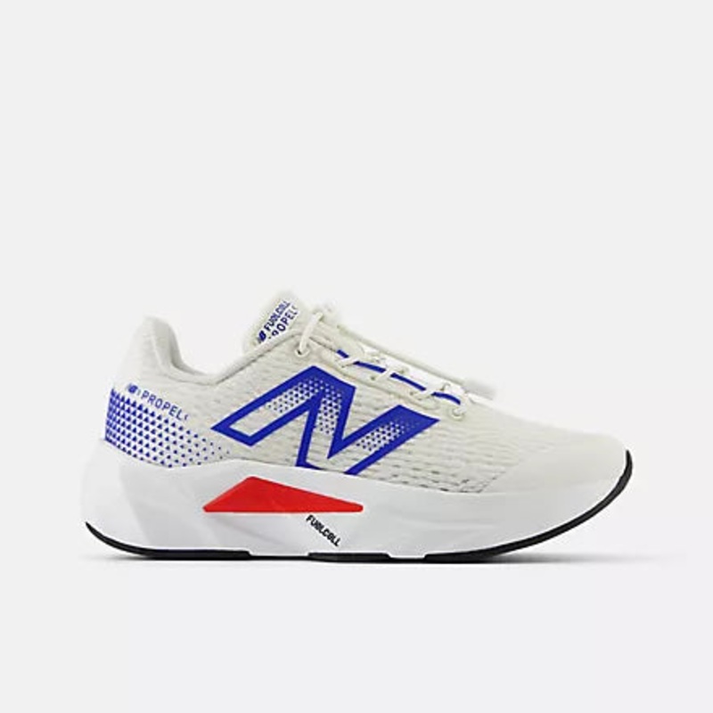 New Balance Kids Bungee Fuelcell Propel V5 Sea Salt-R 10.5