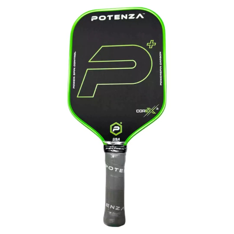 Potenza P+ PowerSpin Carbon COREEx*3 Elongated Pickleball Paddle