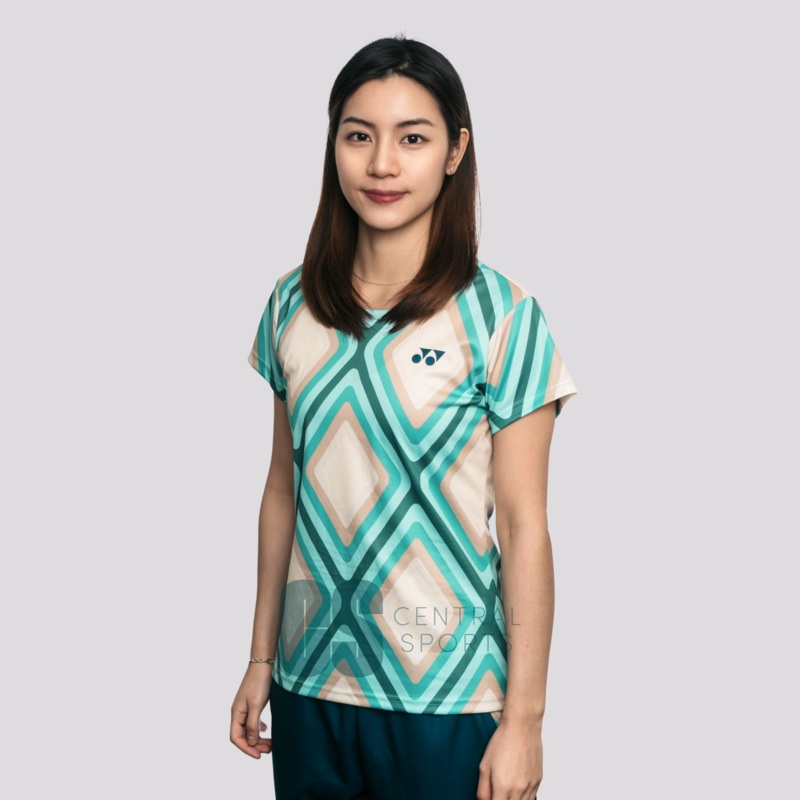 Yonex Diamond Tech T-Shirt Women Jade/Ivory Jade/Ivory S