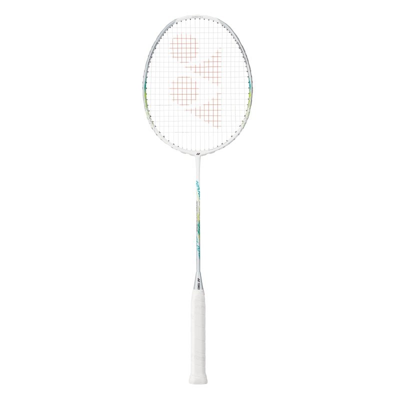 YONEX NANOFLARE 555 (Matte White) 4U/G5 Badminton Racquet  Unstrung & Free Grip 4U (Avg. 83g) G5