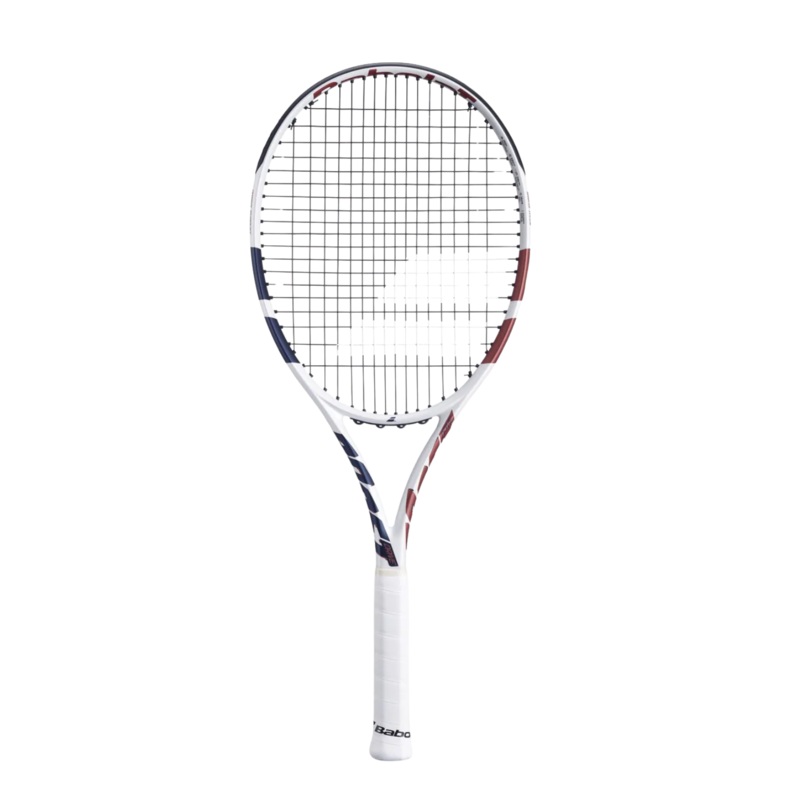 Babolat Boost Drive Tennis Racket – Strung – White White/Blue G1
