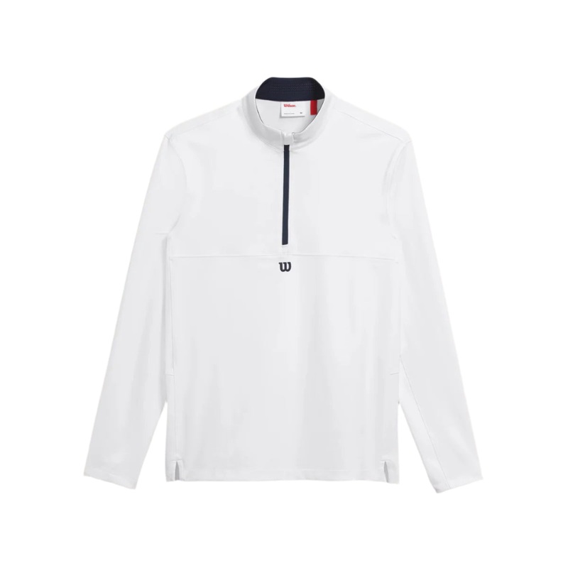 Wilson Elevate Performance Half-Zip Men – White Bright White M