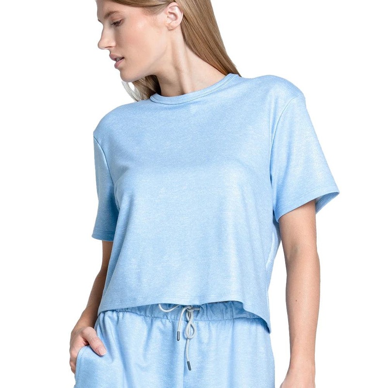 Women`s Renew Heather Short Sleeve Tennis Top