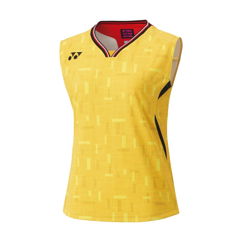 YONEX 2025 Japan National Team Women’s Sleeveless Top 20918YX – Bright Golden Yellow ASIA L / EU M / US S / JP L