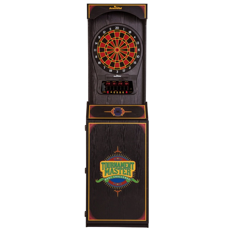 Cricket Pro 650 Standing Electronic Dartboard Cabinet Set
