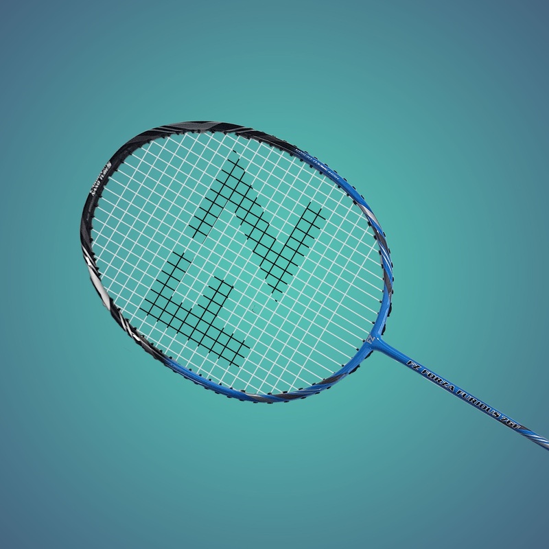 Furious 76 F Badminton Racket ( Blue Aster ) Fz Forza | Kibi Sports 3U