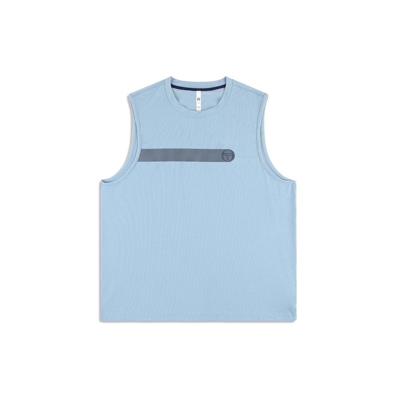 Sergio Tacchini Elio Performance Tank Top – Faded Denim