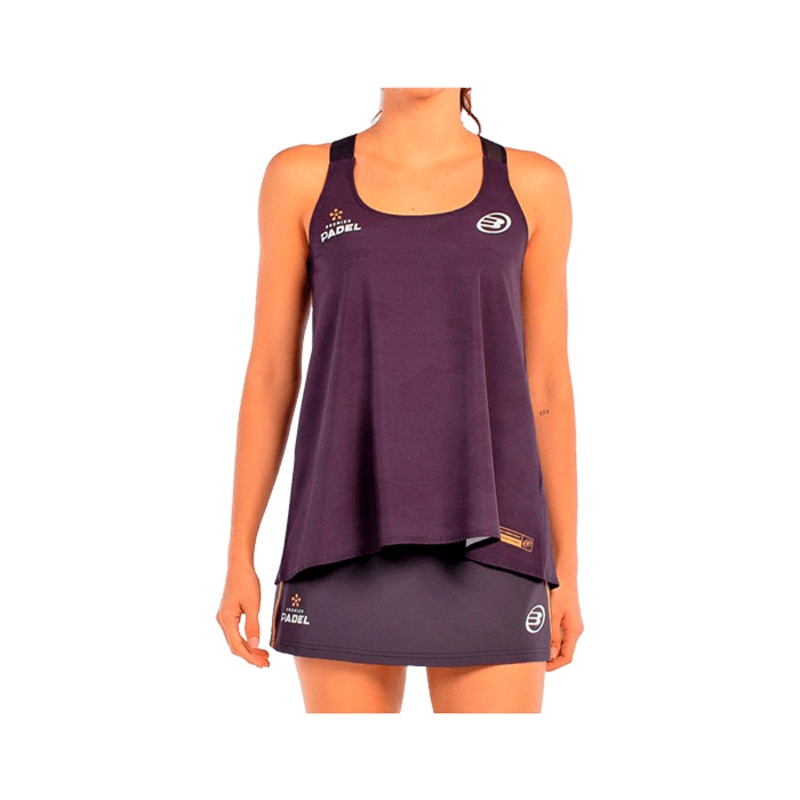 T shirt Tirantes Bullpadel Agore Women Black Carbn 2025