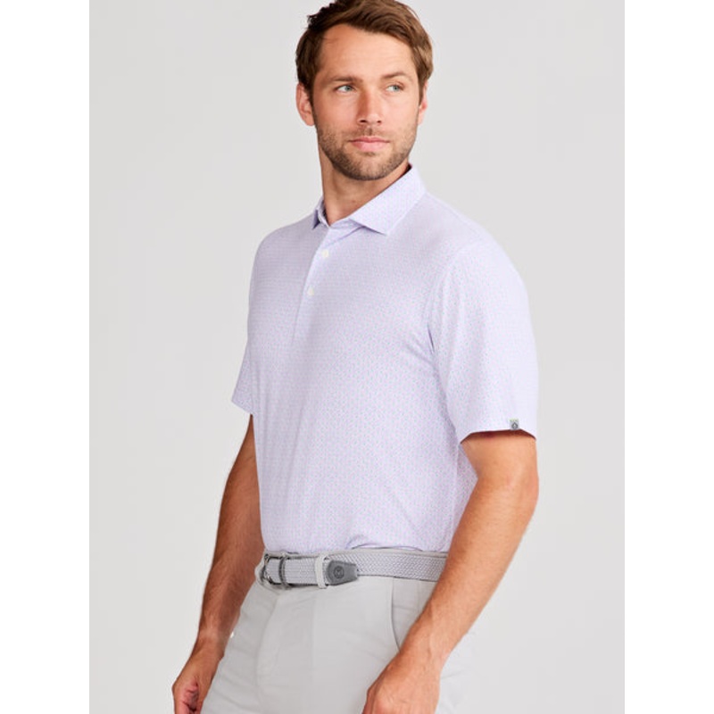 Tasc Men’s Cloud Polo – Palmetto Lavender Palmetto Small