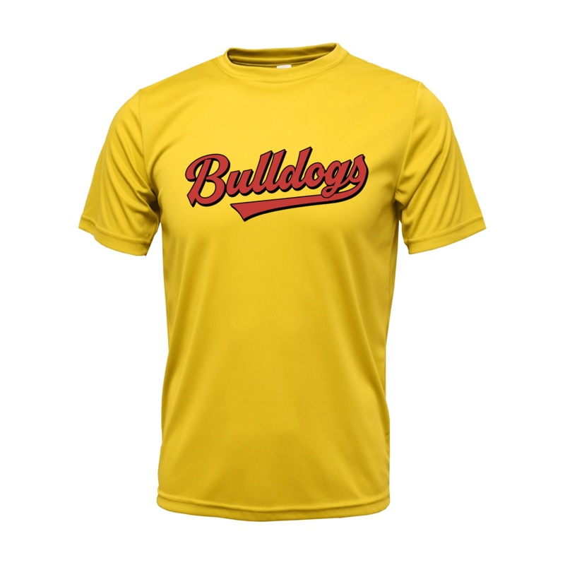 Thomasville Bulldogs Gold Drifit Shirt