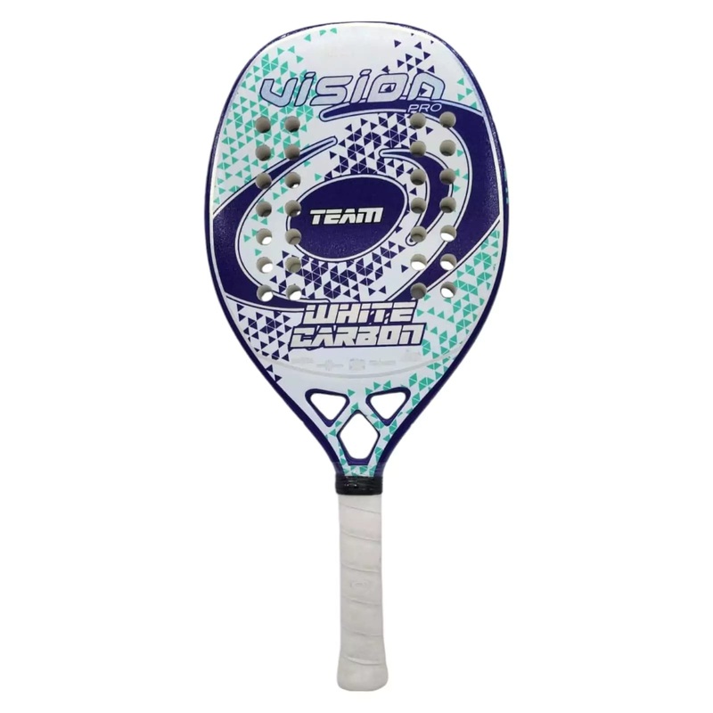 Vision Pro WHITE CARBON TEAM 2024 Beach Tennis Paddle