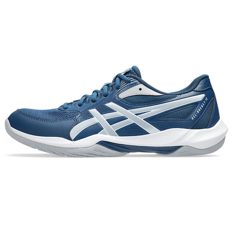 Asics Gel Rocket 12 Badminton Shoes KHAKI/WINTER SEA UK-7