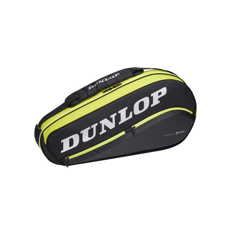 Dunlop SX Performance 3 Tennis Racket Thermo Bag – Black/ Yellow
