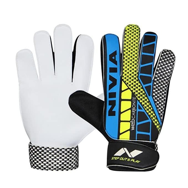 Nivia Carbonite Web Football Gloves | KIBI Sports Jr.