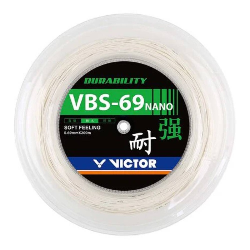 Victor VBS-69 Nano Badminton String Reel (White)