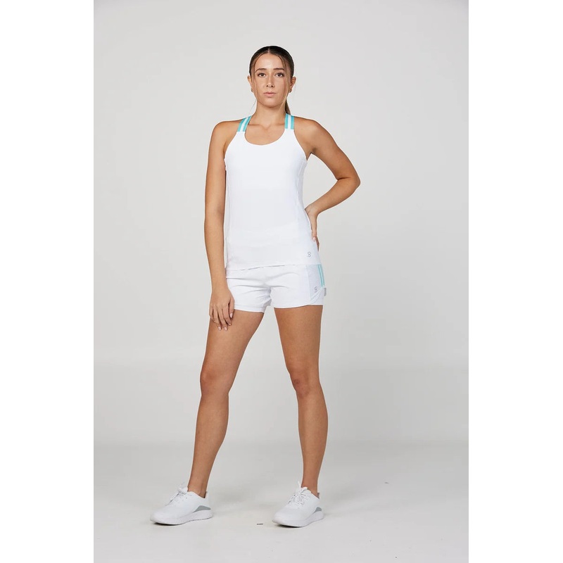 Women’s Sofibella Racerback Tank On The Dot Small