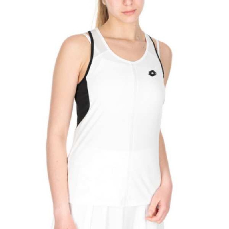 Lotto Women’s Top IV Tank Top (Bright White/Black)