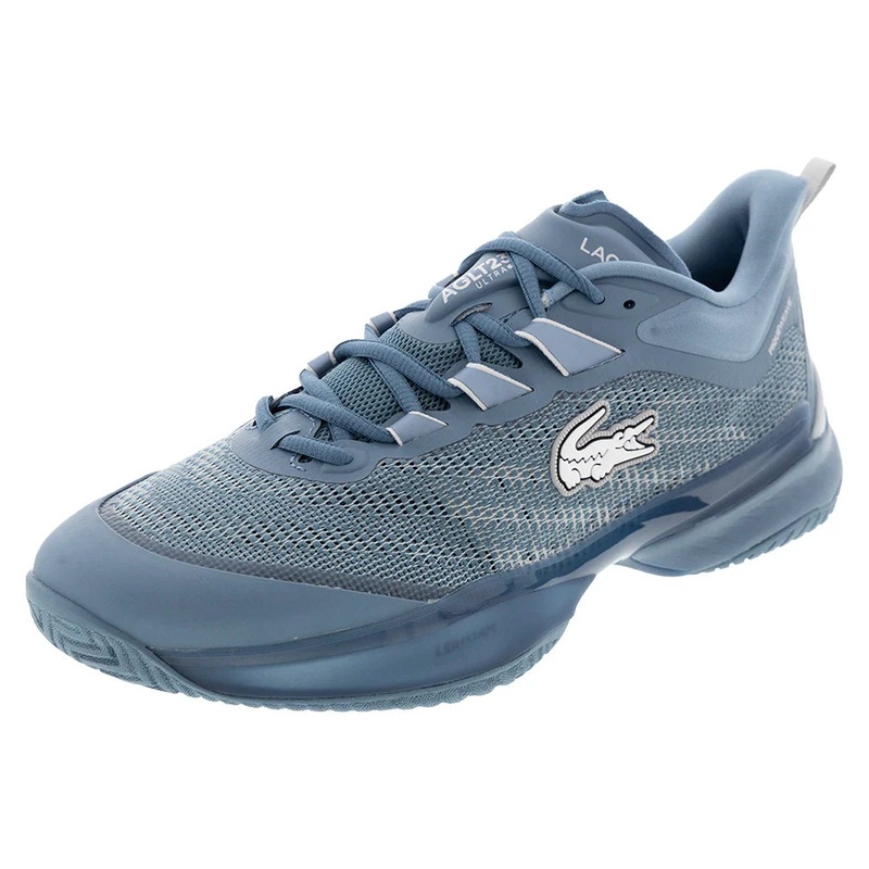 Men`s AG-LT23 Ultra Tennis Shoes Blue and Light Grey