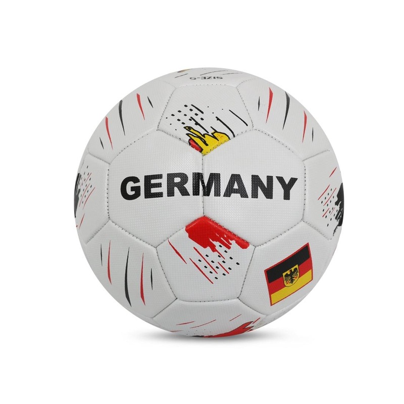 VECTOR X Germany Machine Stitched Embose PVC Football – (Pack of 1) | Kibi Sports White 3