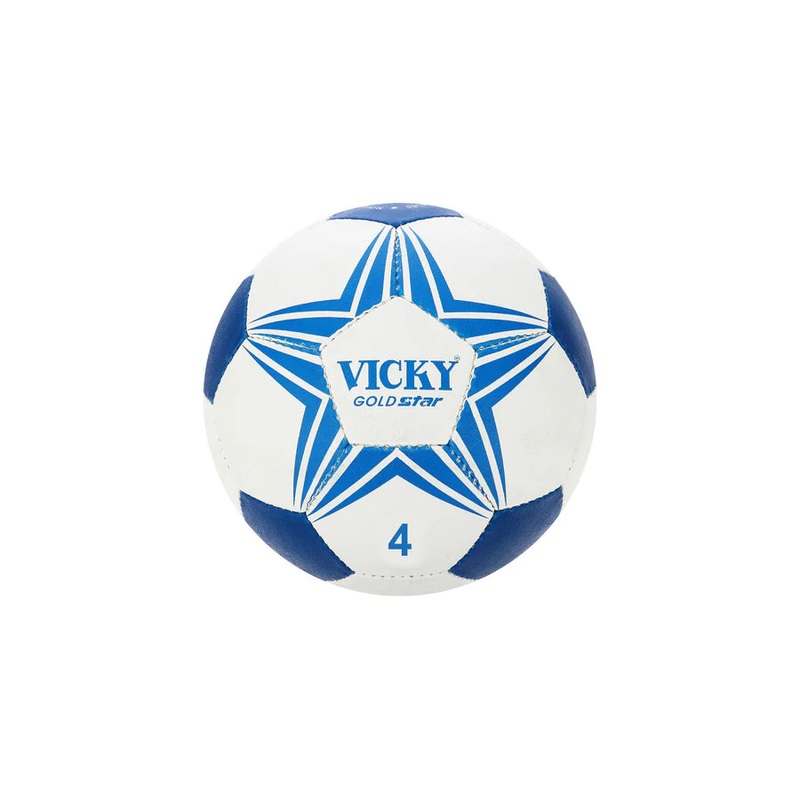 Vicky Gold Star Size 4 Football | Kibi Sports Green/White 4