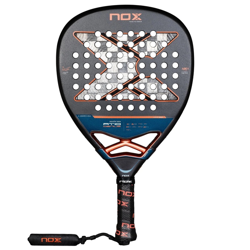 Nox AT10 Luxury GENIUS ATTACK 18K Alum 2025 Agustn Tapia Padel Racket