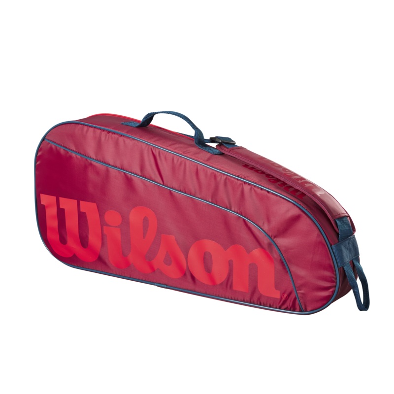 Wilson Junior 3 Pack Racket Bag – Red Red/Infrared 3 Rackets