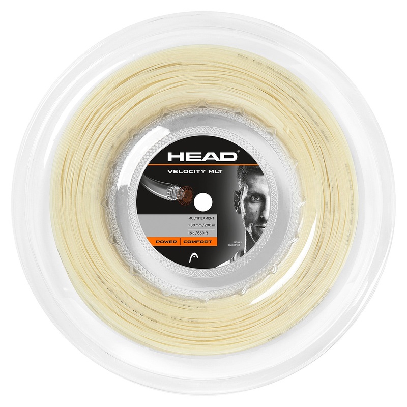 Head Velocity MLT 16 Reel Tennis String Natural