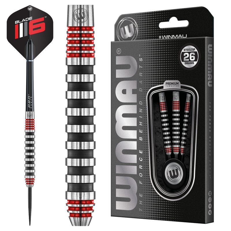 Blade 6 Steel Tip Tungsten Darts – 26g