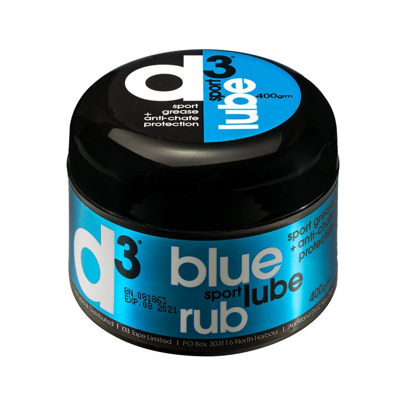D3 Blue Sport Lube Rub White 200g
