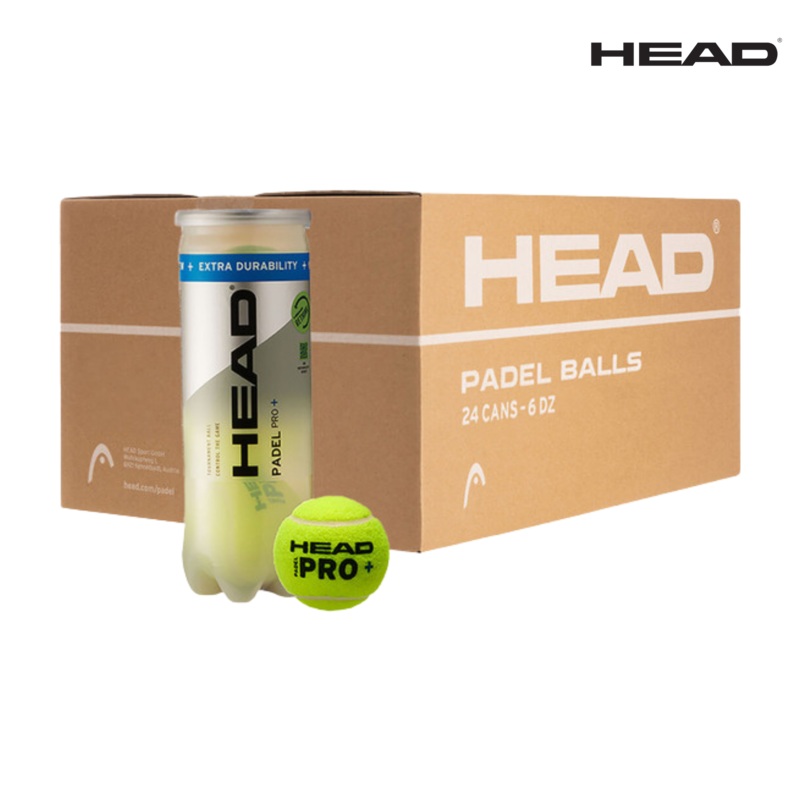 HEAD Padel Pro + Balls Box (24 x 3 pieces) | Padel Balls