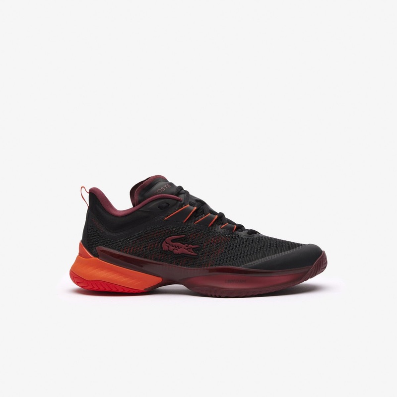 Lacoste AG-LT23 Ultra Men’s Tennis Shoes-Maroon/Black