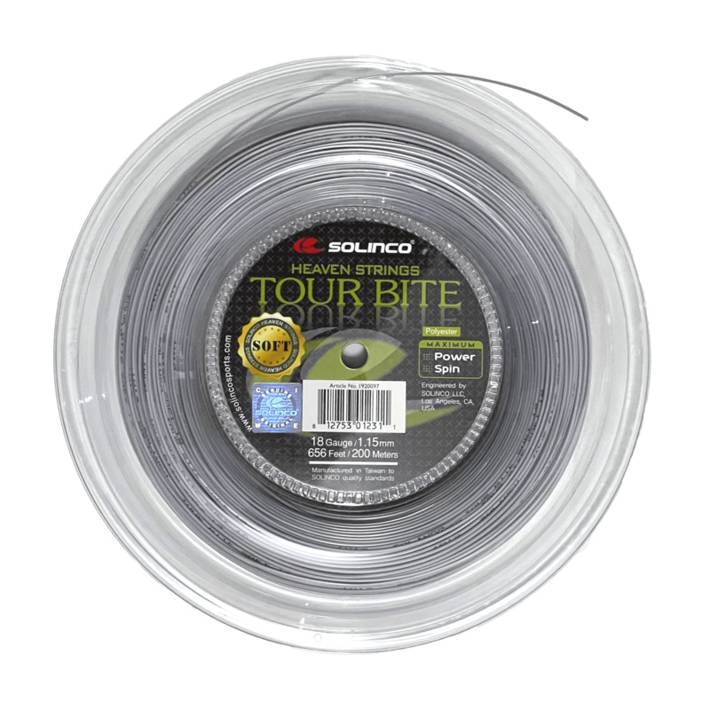Solinco Tour Bite SOFT 18 Tennis String Reel – 656′