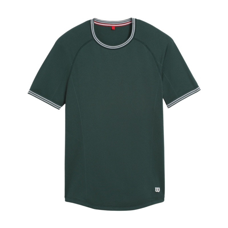 Wilson Court Performance Crew T-Shirt Men – Sycamore Green Sycamore Green S