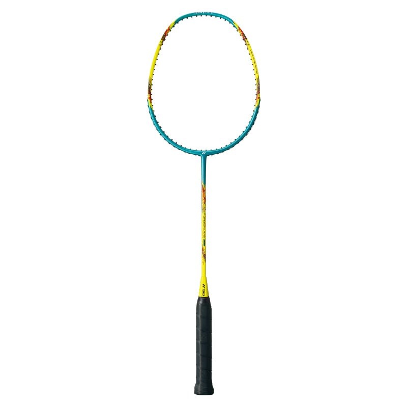 YONEX NANOFLARE E13 (Turquoise/Yellow) 3U/G5 Badminton Racquet  Strung & Free Grip 3U (Avg. 88g) G5