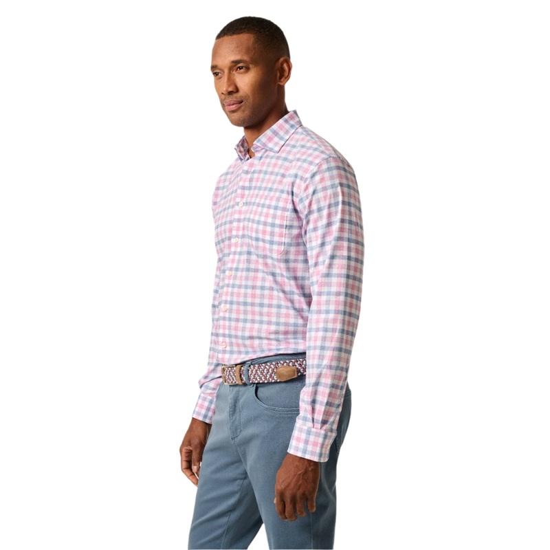 Johnnie-O Men’s McArthur Button Down Shirt Navy Small