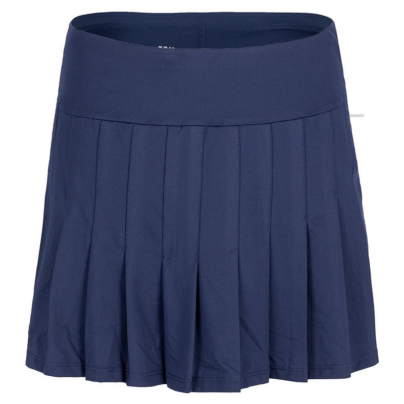Women’s Jillian 13.5 Inch Pleated Tennis Skort Navy Blue