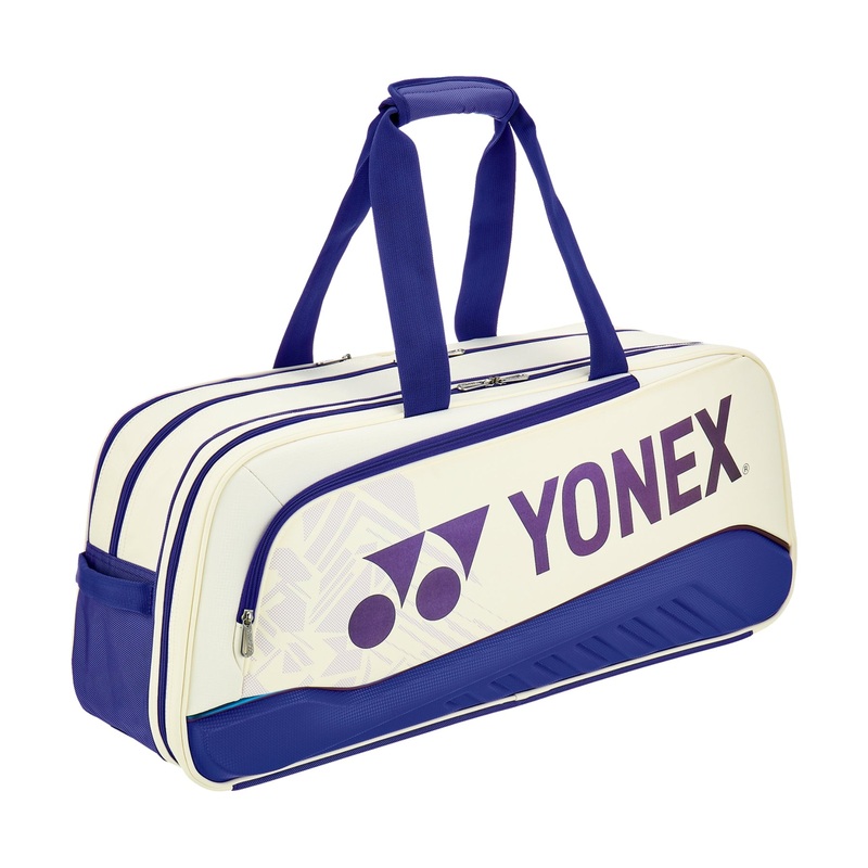 YONEX 2025 Expert Badminton/Tennis Tournament Bag (6pcs) White/Deep Blue BA02531WEX
