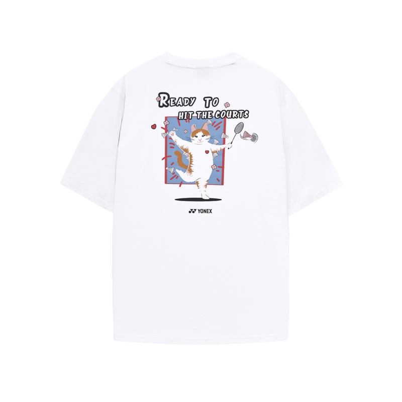 YONEX UNI T-SHIRTS 251TS050U (OVER FIT) WHITE 85 (XS)