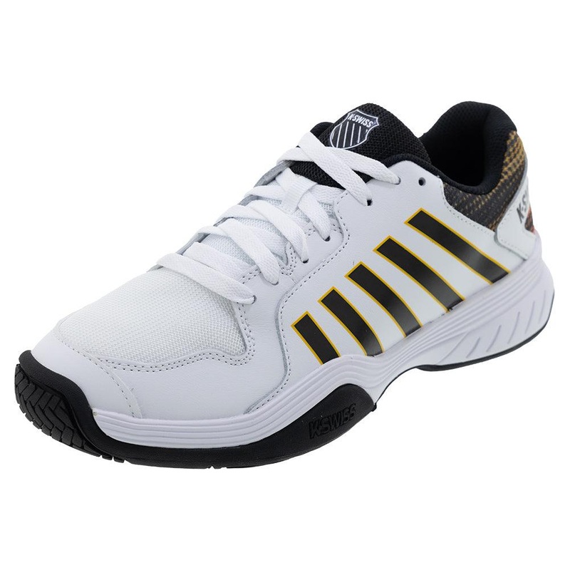 Men`s Court Express Pickleball Shoes White and Dubarry