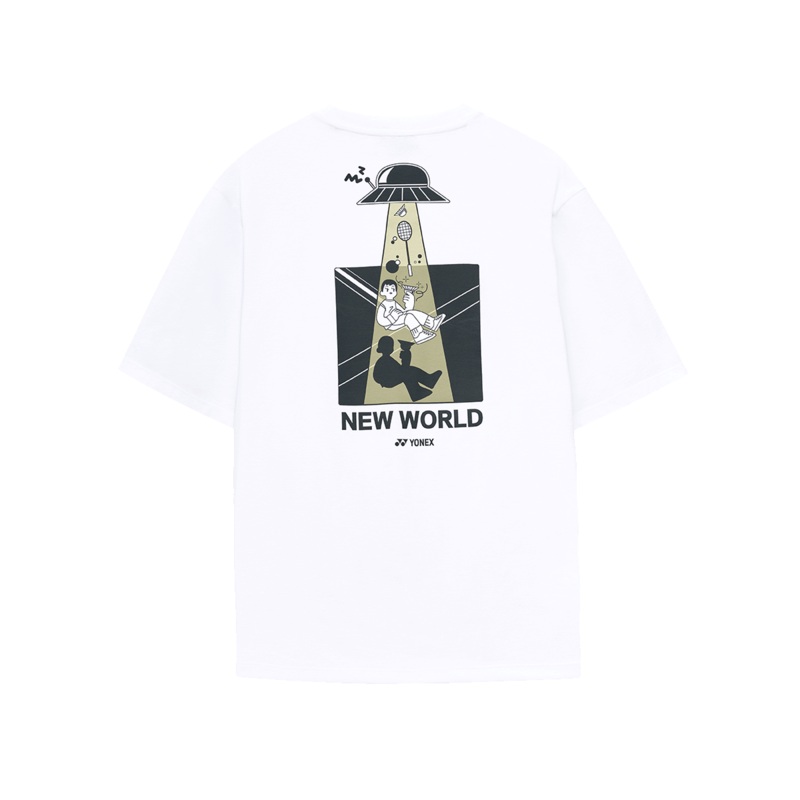 YONEX UNI T-SHIRTS 251TS054U (OVER FIT) WHITE 85 (XS)
