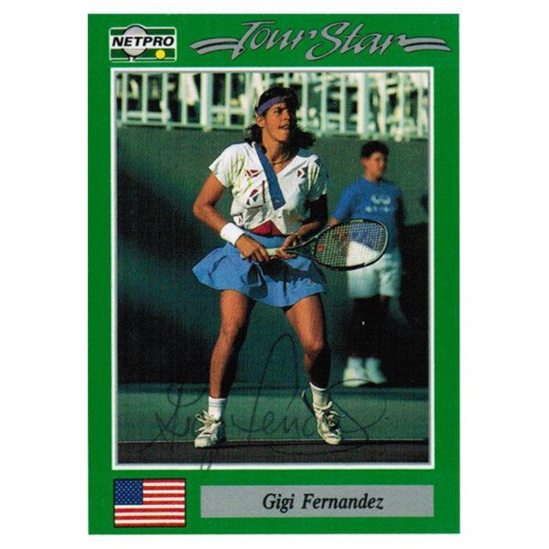 Gigi Fernandez Hand Signed  Women